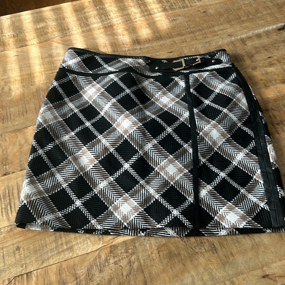 White House Black Market Dresses & Skirts - White House Black Market Black and White Plaid Skirt